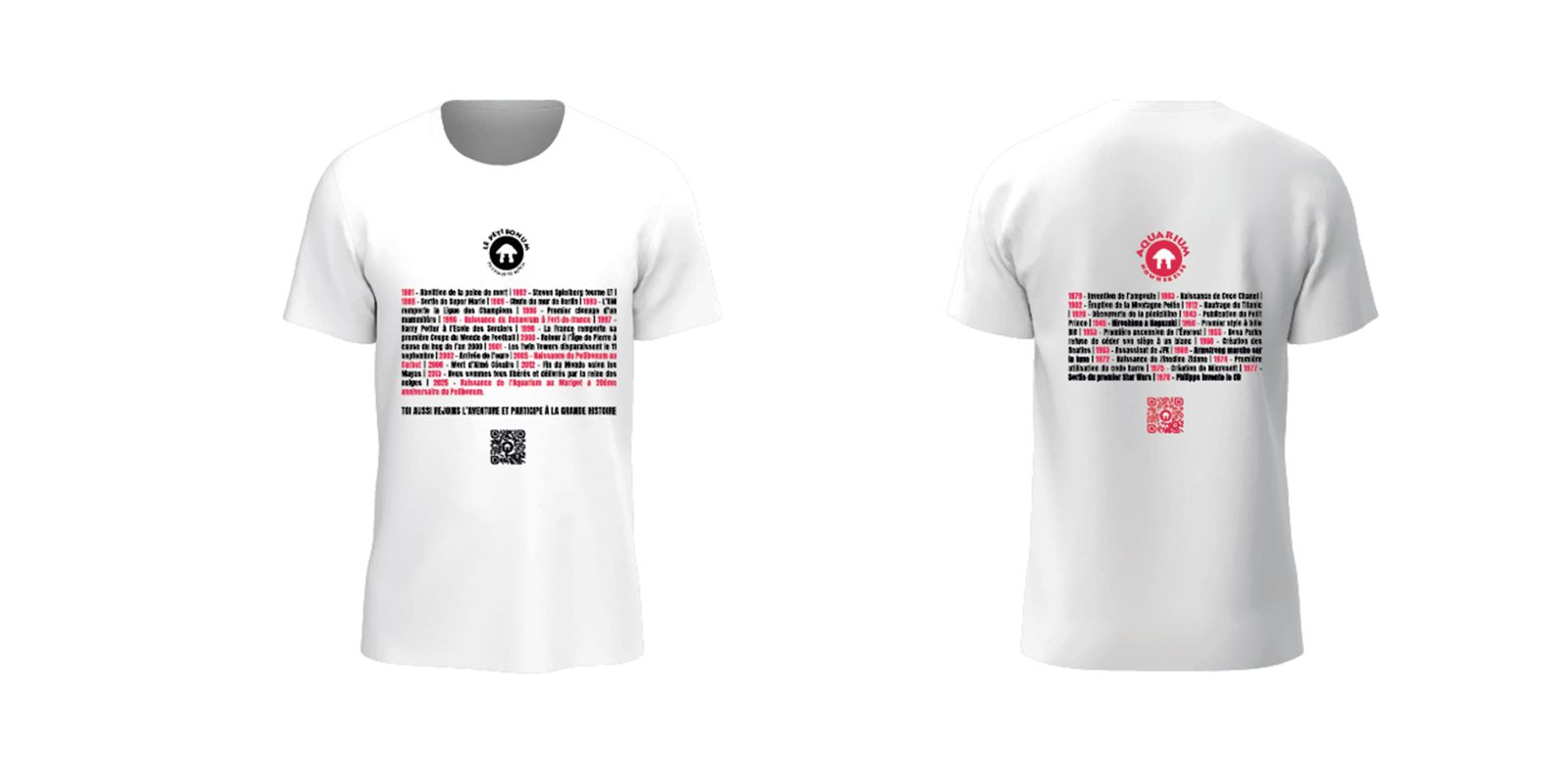 T-shirt QRCode Collector 20 ans